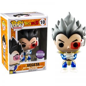 funko pop metallic vegeta with sticker